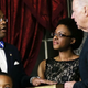 Sen. Mo Cowan re-enacting his swearing-in with Vice President Jo Biden (Alex Wong/Getty Images)